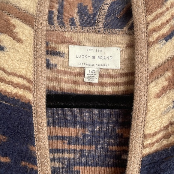 LUCKY BRAND FRINGED CARDIGAN - Picture 3 of 9